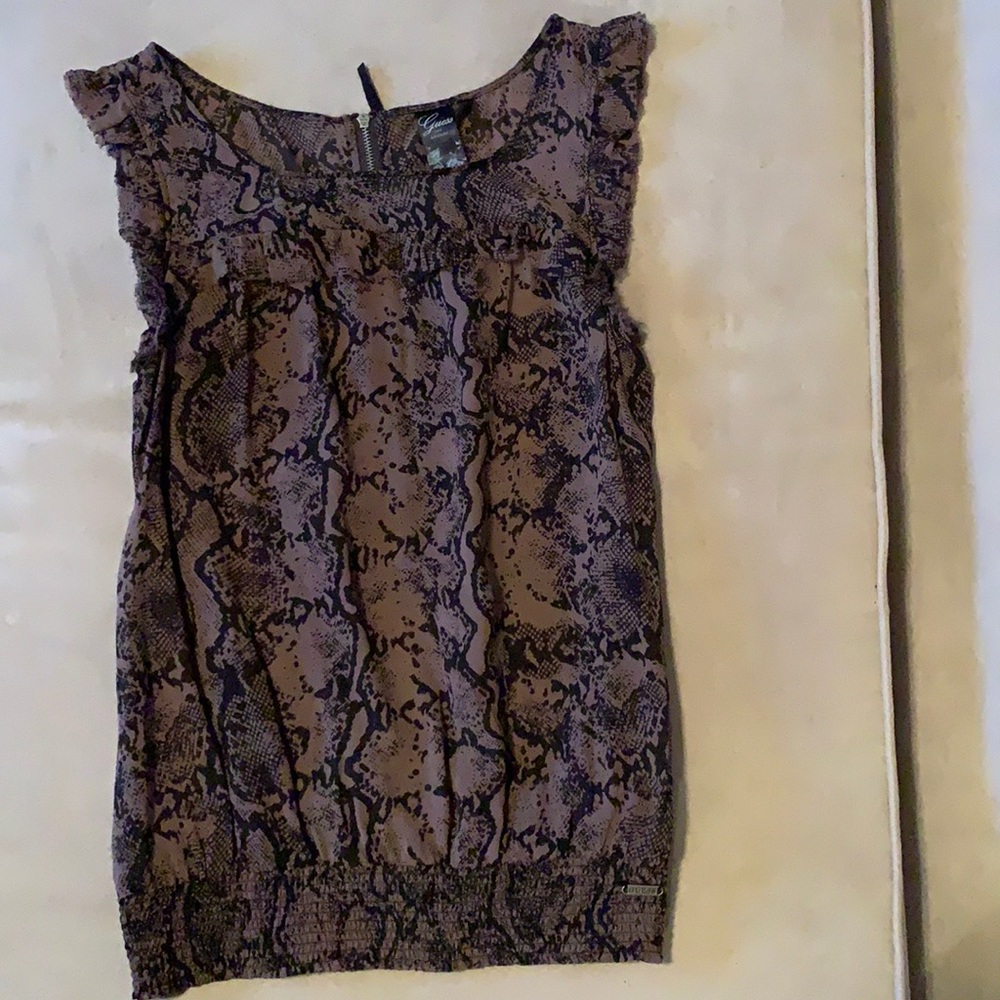 Guess snake print tank